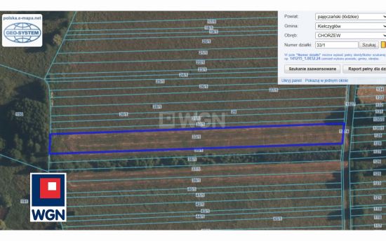 Grunt rolny na sprzedaż Chorzew